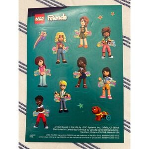 LEGO Friends Exclusive Stickers! (6463032) New from 2023. x2 Sheets!